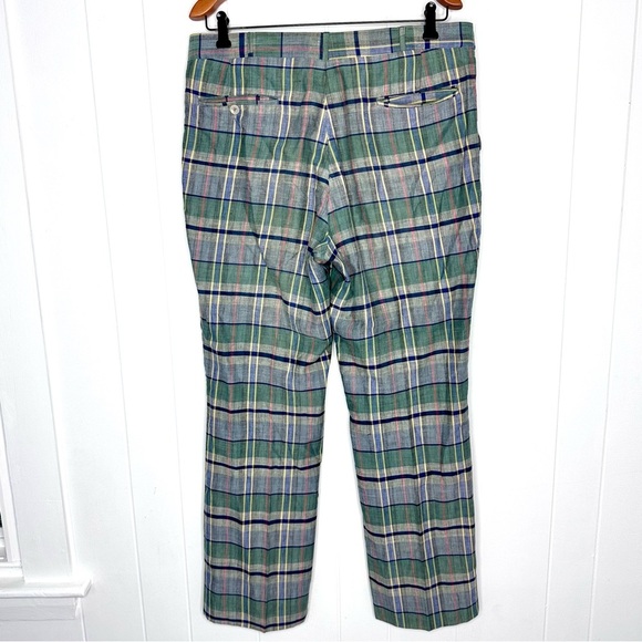 Vintage Indian Madras Plaid Lightweight Pants - Picture 11 of 11